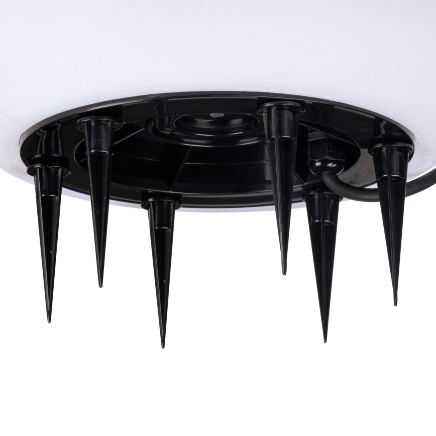 Vonkajšia lampa STONO 1xE27/20W/230V pr. 50 cm IP65 biela