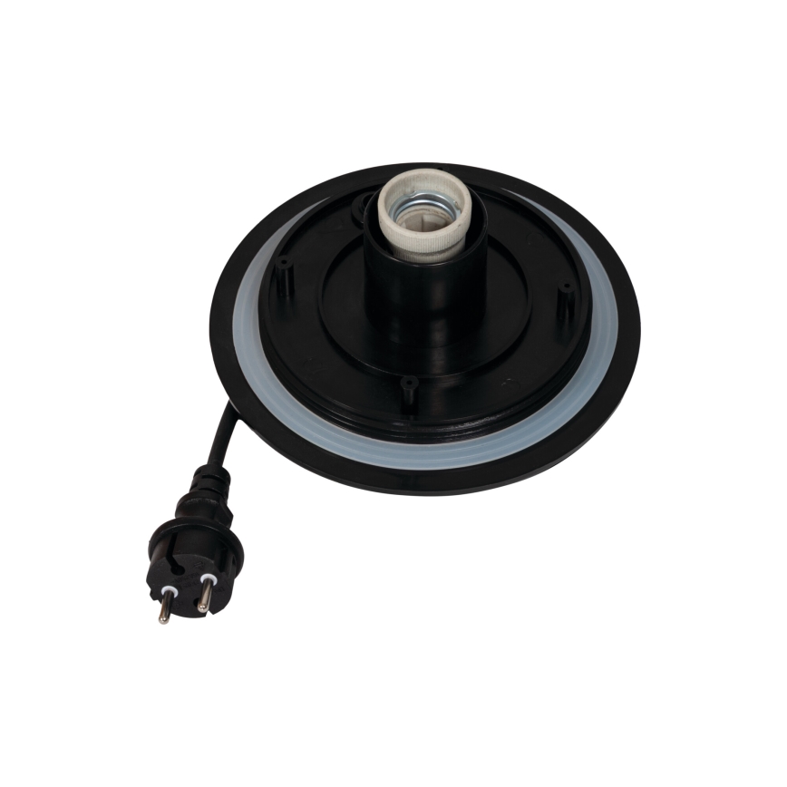 Vonkajšia lampa STONO 1xE27/20W/230V pr. 50 cm IP65 biela