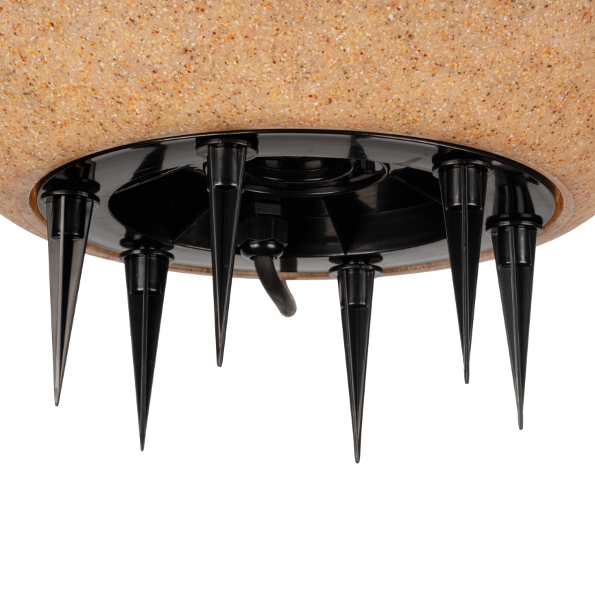 Vonkajšie svietidlo STONO 1xE27/20W/230V priemer 50 cm IP65 béžové