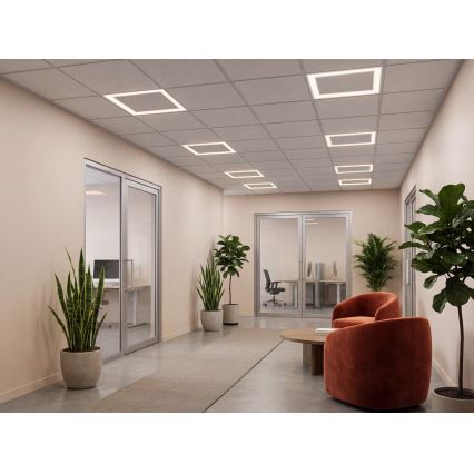 LED Podhľadový rám AVAR LED/32W/230V 3000/4000/6000K 60x60 cm UGR19