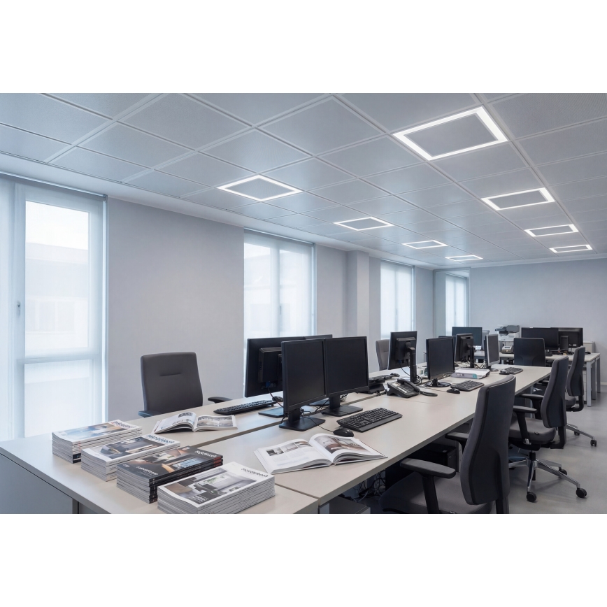 LED Podhľadový rám AVAR LED/32W/230V 3000/4000/6000K 60x60 cm UGR19