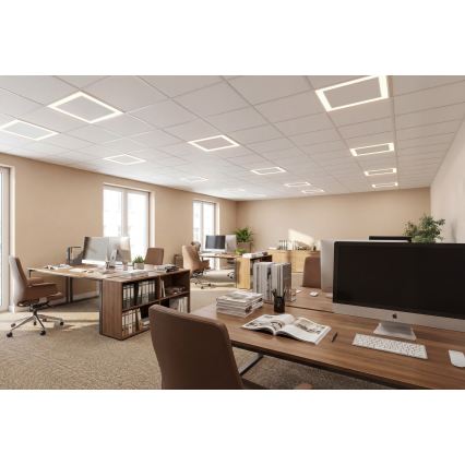 LED Podhľadový rám AVAR LED/32W/230V 3000/4000/6000K 60x60 cm UGR19