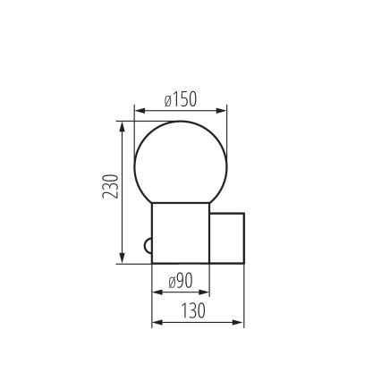 Vonkajšia nástenná lampa so senzorom pohybu a súmraku STONO 1xE27/15W/230V IP65 antracit