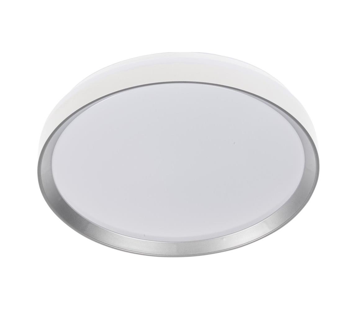 46280-LED stmievateľné svietidlo LIXAN 47W/230V 3000-6500K priemer 38,6 cm biela/strieborná + DO 46280