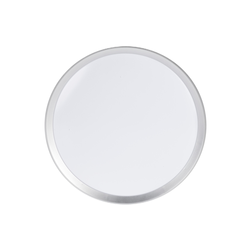 Stmievateľné LED stropné svietidlo LIXAN LED/47W/230V 3000-6500K pr. 38,6 cm biela/strieborná + diaľkové ovládanie