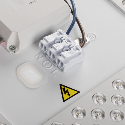 LED Stmievateľné stropné svietidlo LIXAN LED/65W/230V 3000-6500K pr. 48,6 cm biela/strieborná + diaľkové ovládanie