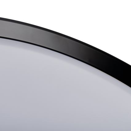 LED stmievateľné stropné svietidlo LIXAN LED/65W/230V 3000-6500K priemer 48,6 cm biela/čierna + diaľkové ovládanie