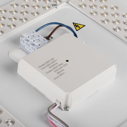 LED stmievateľné stropné svietidlo LIXAN LED/65W/230V 3000-6500K priemer 48,6 cm biela/čierna + diaľkové ovládanie