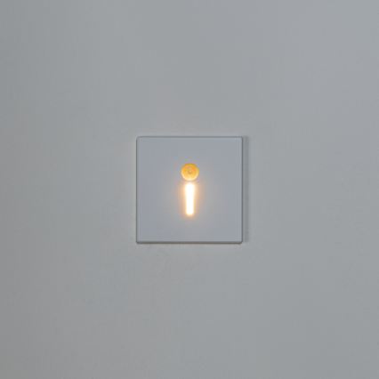 LED schodiskové svietidlo s pohybovým a súmrakovým senzorom MAGNIK LED/1,7W/230V 2700/3300/3900/4600/5700K biele hranaté