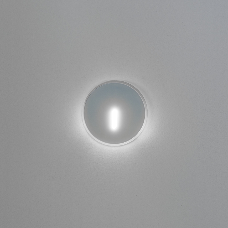 LED schodiskové svietidlo MAGNIK LED/1,7W/230V 2700/3300/3900/4600/5700K biele okrúhle
