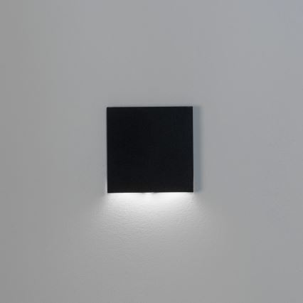 LED schodiskové svietidlo MAGNIK LED/1,7W/230V 2700/3300/3900/4600/5700K čierne hranaté