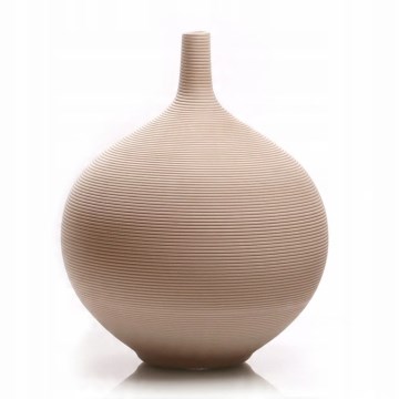 Keramická váza 24 cm béžová