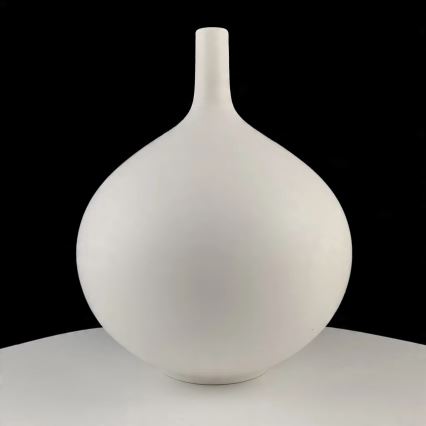 Keramická váza 24 cm biela