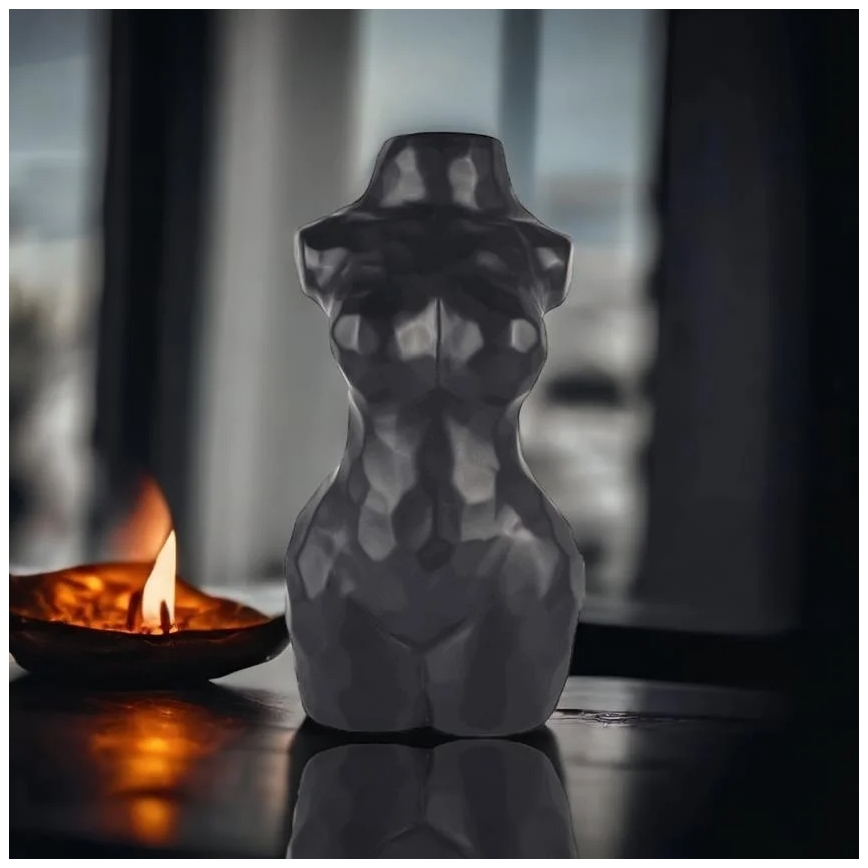 Keramická váza 30 cm čierna