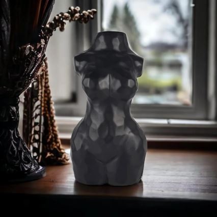 Keramická váza 30 cm čierna