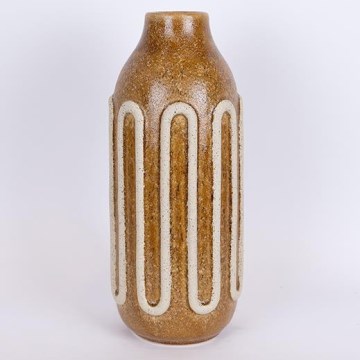 Keramická váza 39x16,3 cm hnedá