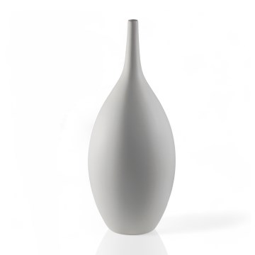 Keramická váza 47 cm biela