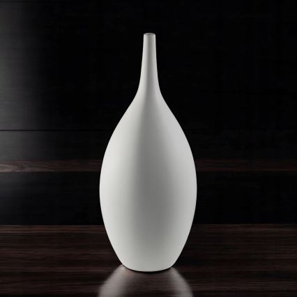 Keramická váza 47 cm biela