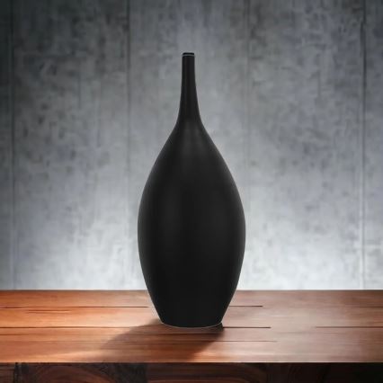 Keramická váza 47 cm čierna