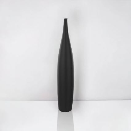 Keramická váza 70 cm, matná čierna