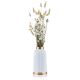 Keramická váza ROSIE 30,5x14 cm biela/zlatá