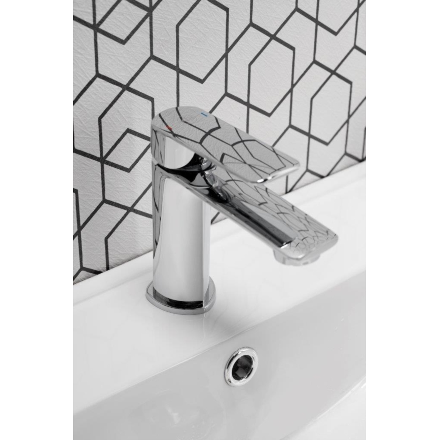 KFA Armatura 4422-815-00 - Umývadlová batéria + výpust s prepadom AGAT 15,2 cm lesklý chróm