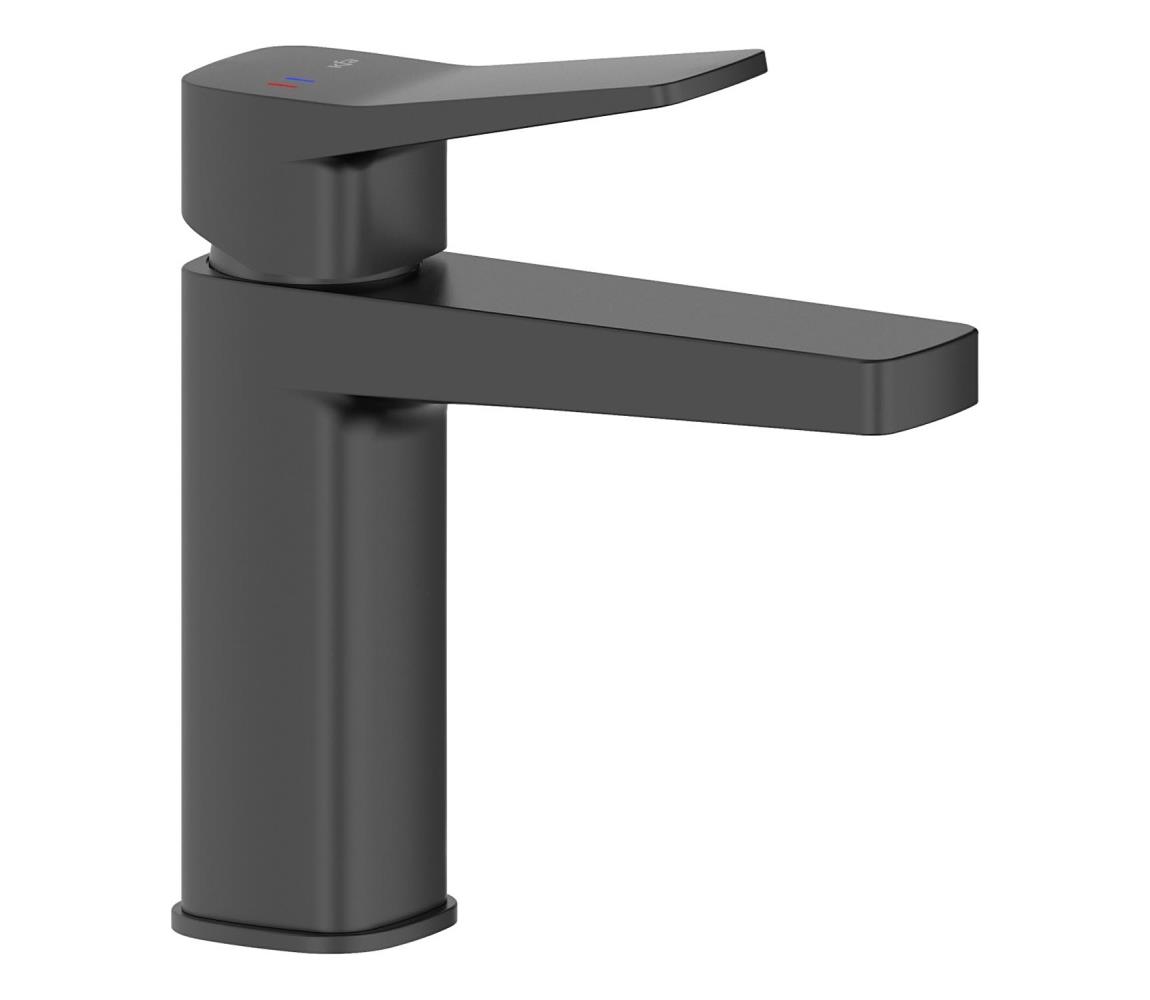 KFA Armatura 4522-825-81 - Umývadlová batéria + výpust MALAGA 17 cm čierna 4522-825-81