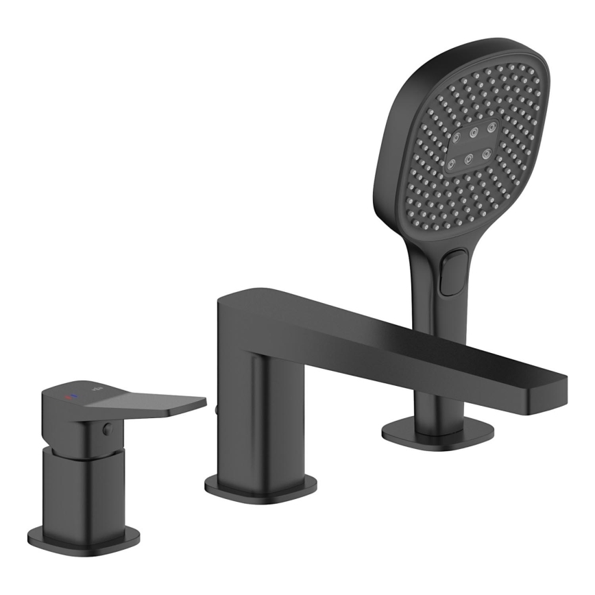 KFA Armatura 4525-210-81 - Vaňová batéria 3-otvorová MALAGA čierna