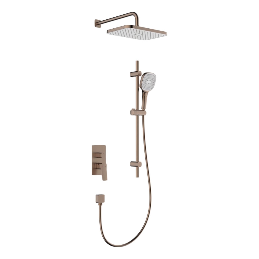 KFA Armatura 4529-301-34 - Sprchová súprava s podomietkovou batériou MALAGA ružové zlato