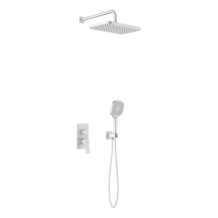 KFA Armatura 4529-501-44 - Sprchová súprava s podomietkovou batériou MALAGA biela