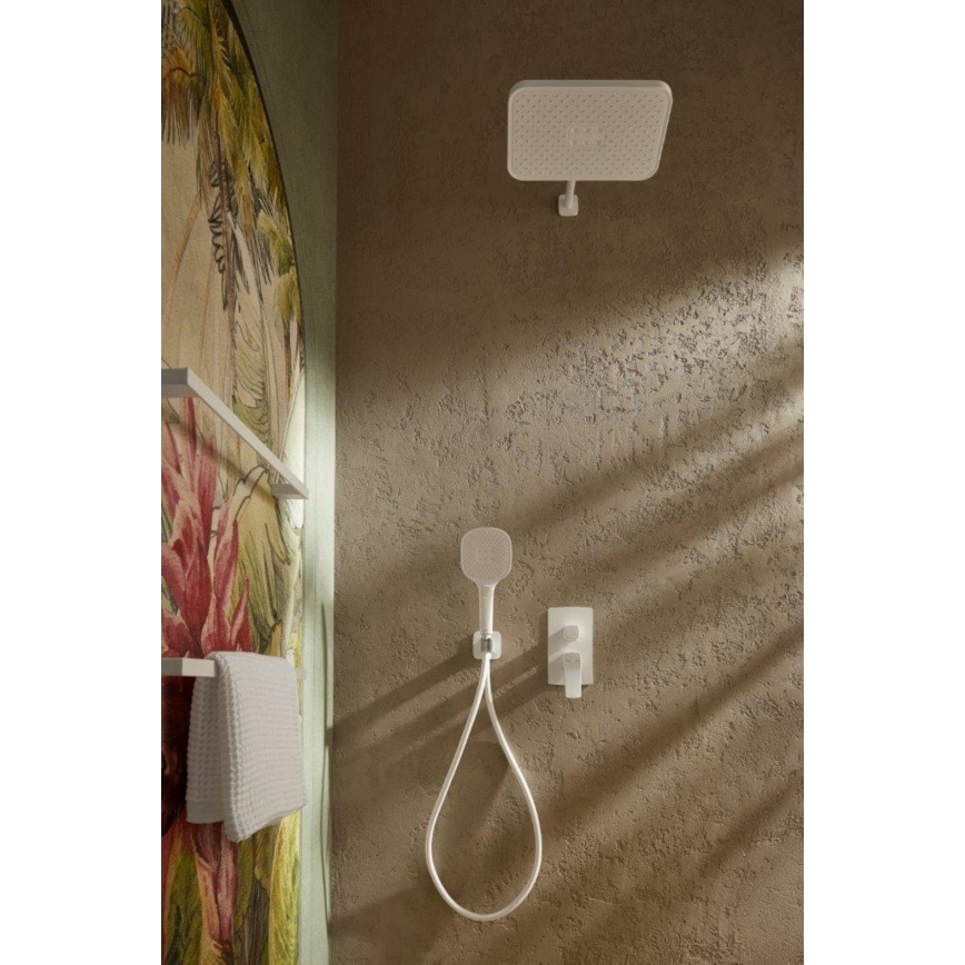 KFA Armatura 4529-501-44 - Sprchová súprava s podomietkovou batériou MALAGA biela