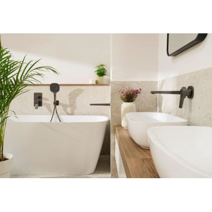 KFA Armatura 4529-810-61 - Umývadlová batéria pre podomietkovú inštaláciu MALAGA metalická sivá