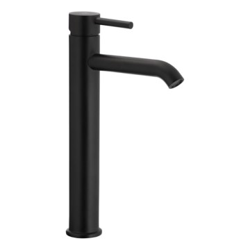 KFA Armatura 5032-612-81 - Umývadlová batéria + výpust s prepadom MOZA 33 cm matná čierna