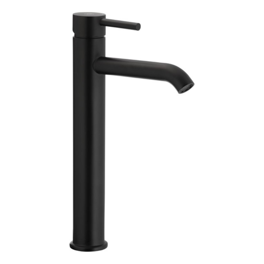 KFA Armatura 5032-612-81 - Umývadlová batéria + výpust s prepadom MOZA 33 cm matná čierna