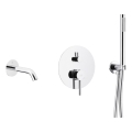 KFA Armatura 5039-401-00 - Vaňová sada s podomietkovou batériou MOZA lesklý chróm