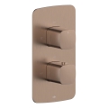 KFA Armatura 5759-001-34 - Termostatická sprchová batéria pre podomietkovú inštaláciu MALAGA rose gold