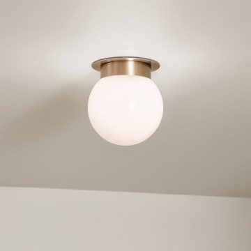 Kichler KL-ALBERS-F-G-CPZ-Stropné svietidlo ALBERS 1xE27/40W/230V pr.20,3cm zlaté