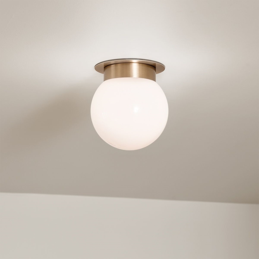 Kichler KL-ALBERS-F-G-CPZ-Stropné svietidlo ALBERS 1xE27/40W/230V pr.20,3cm zlaté