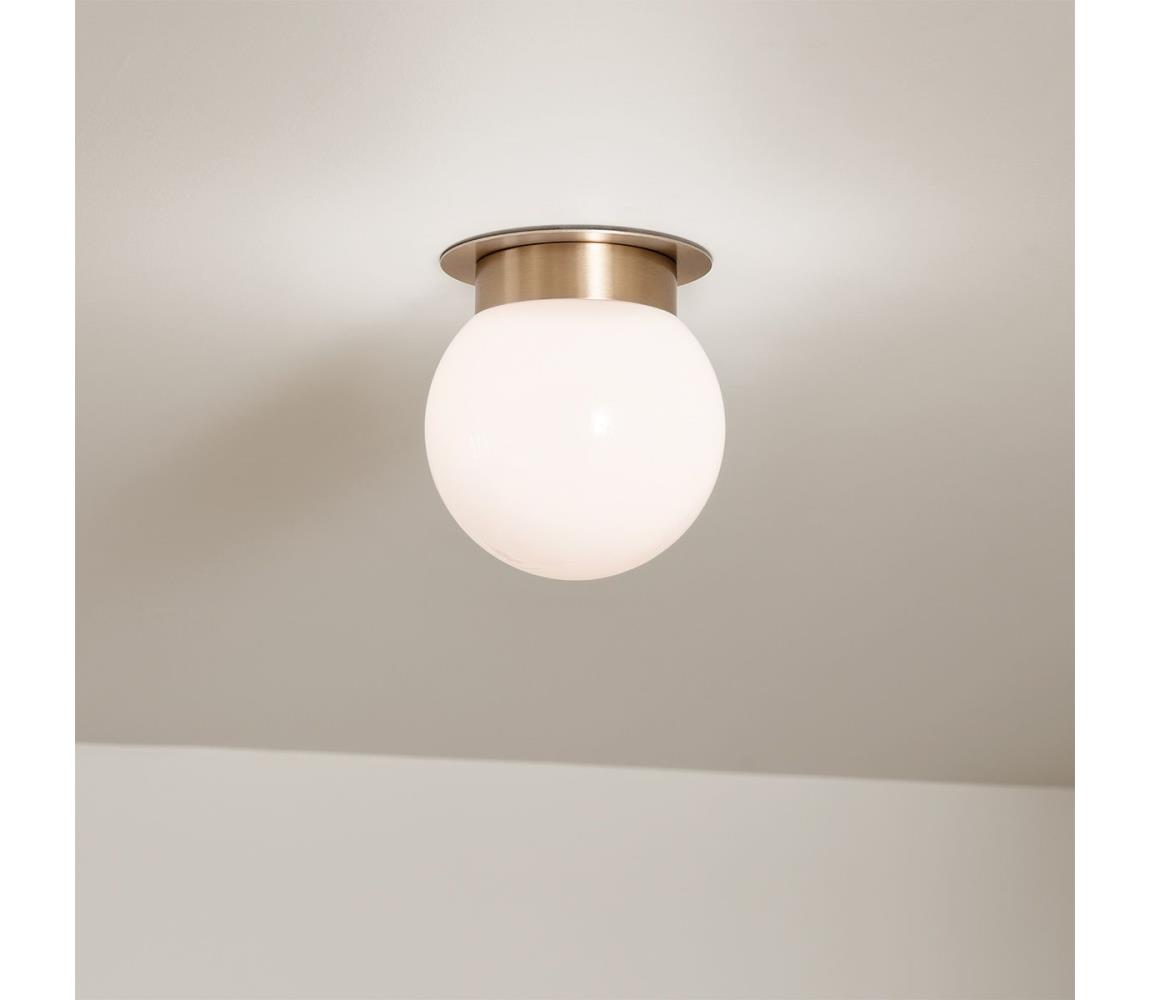 Elstead Kichler KL-ALBERS-F-G-CPZ-Stropné svietidlo ALBERS 1xE27/40W/230V pr.20,3cm zlaté KL-ALBERS-F-G-CPZ