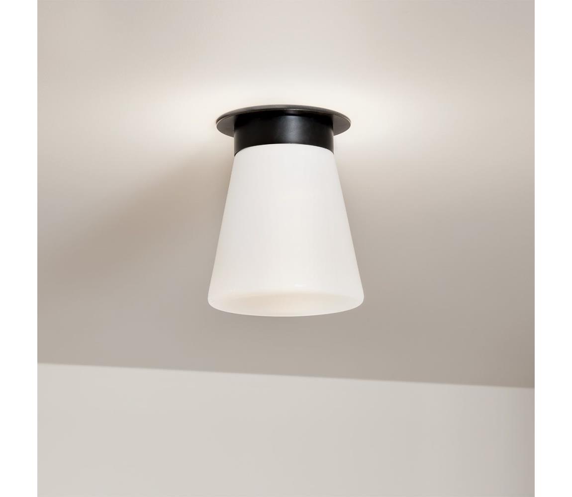 Elstead Kichler KL-ALBERS-F-T-BK-Stropné svietidlo ALBERS 1xE27/40W/230V pr.21,6cm čierna KL-ALBERS-F-T-BK
