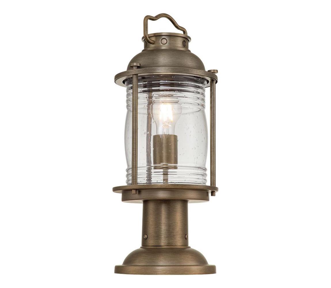Elstead Kichler KL-ASHLANDBAY3-M-BU -Vonkajšia lampa ASHLANDBAY 1xE27/60W/230V IP44 bronzová KL-ASHLANDBAY3-M-BU