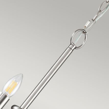 Kichler - Luster na reťazi CAPITOL HILL 12xE14/40W/230V matný chróm