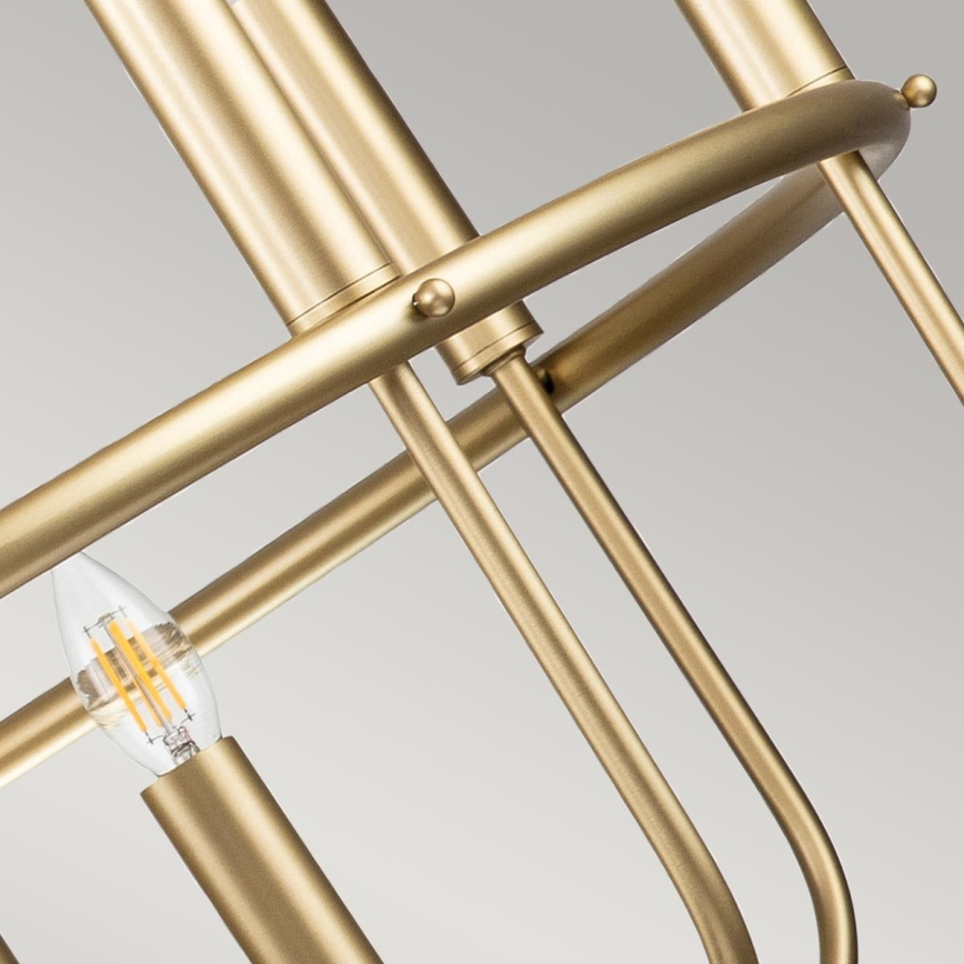 Kichler - Luster na reťazi. CAPITOL HILL 12xE14/40W/230V zlatá