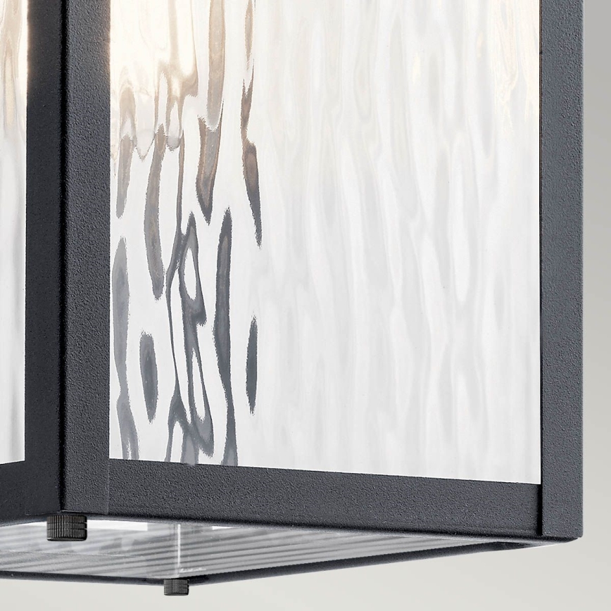 Kichler - Vonkajšie nástenné svietidlo CAPPANNA M 1xE27/60W/230V IP44 čierne