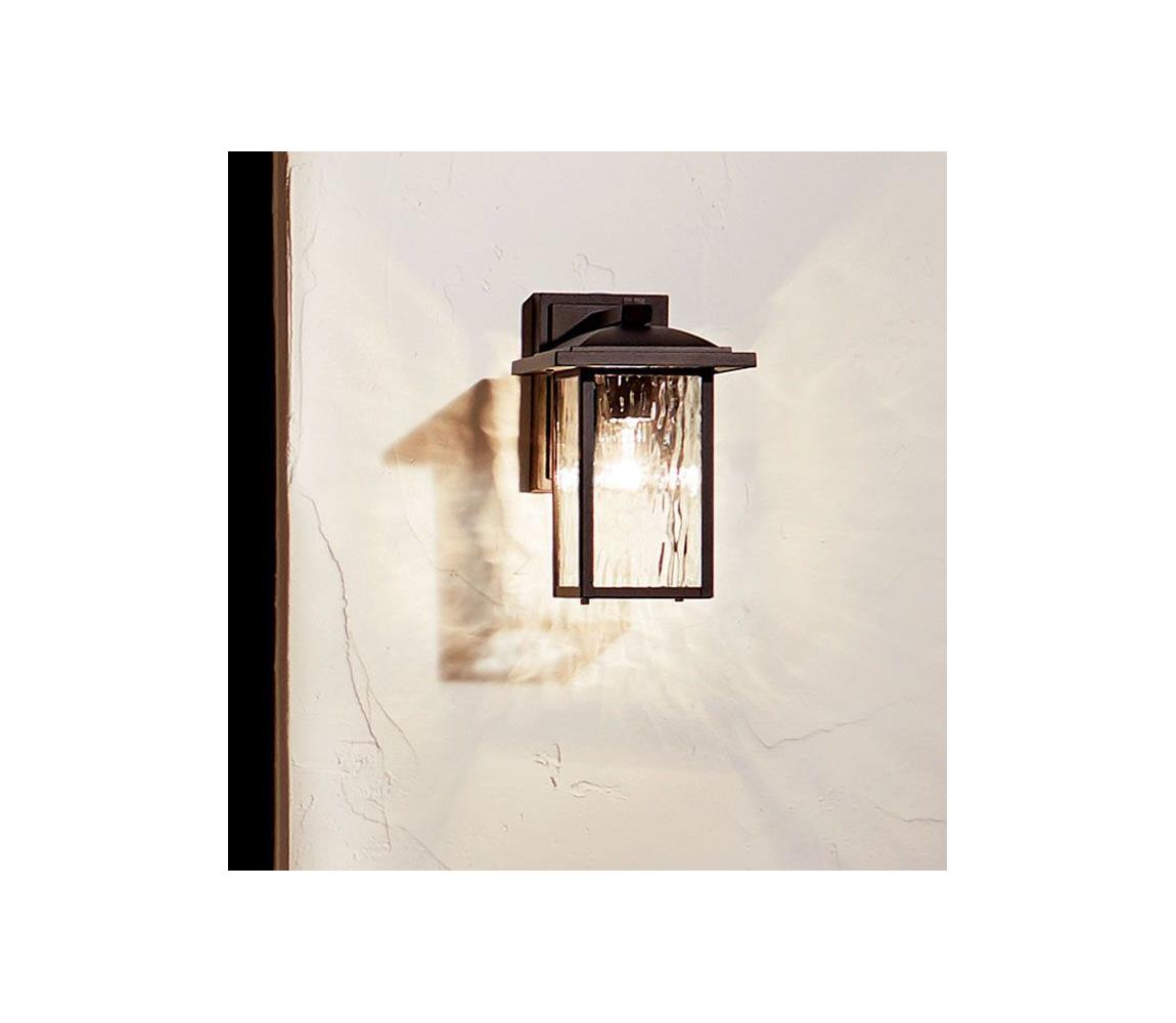 Elstead Kichler KL-CAPPANNA-S-BKT - Vonkajšie nástenné svietidlo CAPPANNA S 1xE27/60W/230V IP44 KL-CAPPANNA-S-BKT