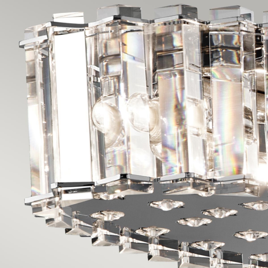 Kichler - LED Kúpeľňový luster na lanku CRYSTAL SKYE 12xG9/3W/230V IP44