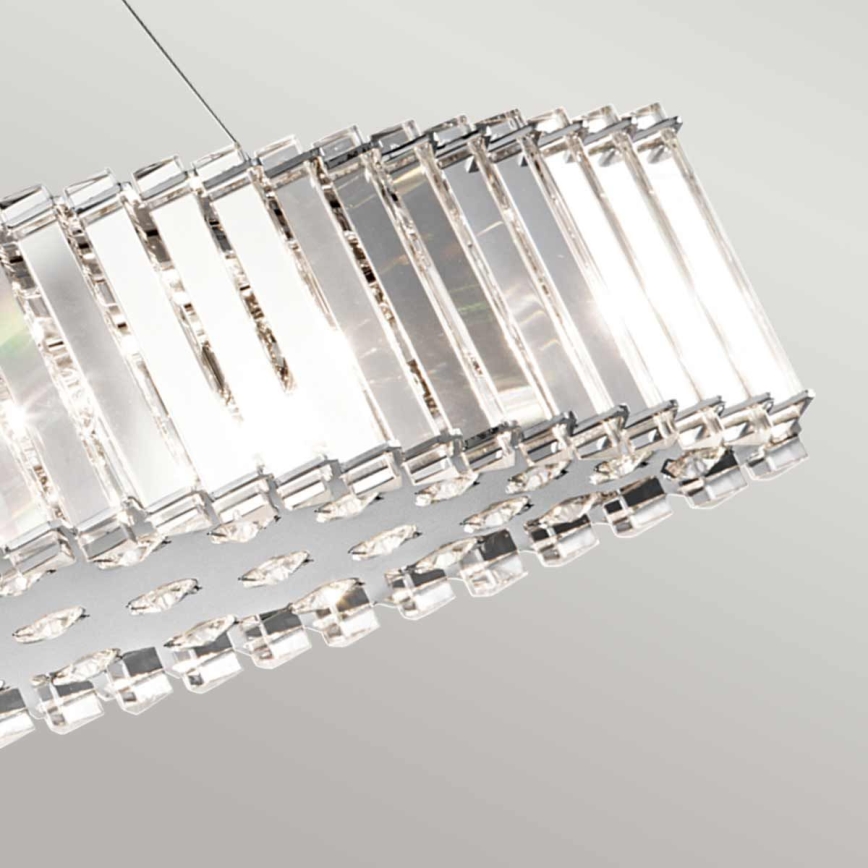Kichler - LED Kúpeľňový luster na lanku CRYSTAL SKYE 8xG9/3W/230V IP44