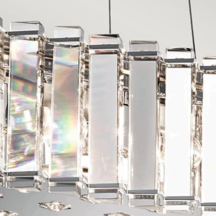 Kichler - LED Kúpeľňový luster na lanku CRYSTAL SKYE 8xG9/3W/230V IP44