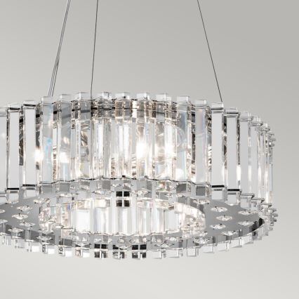 Kichler - LED Kúpeľňový luster na lanku CRYSTAL SKYE 6xG9/3W/230V IP44