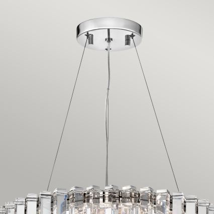 Kichler - LED Kúpeľňový luster na lanku CRYSTAL SKYE 8xG9/3W/230V IP44